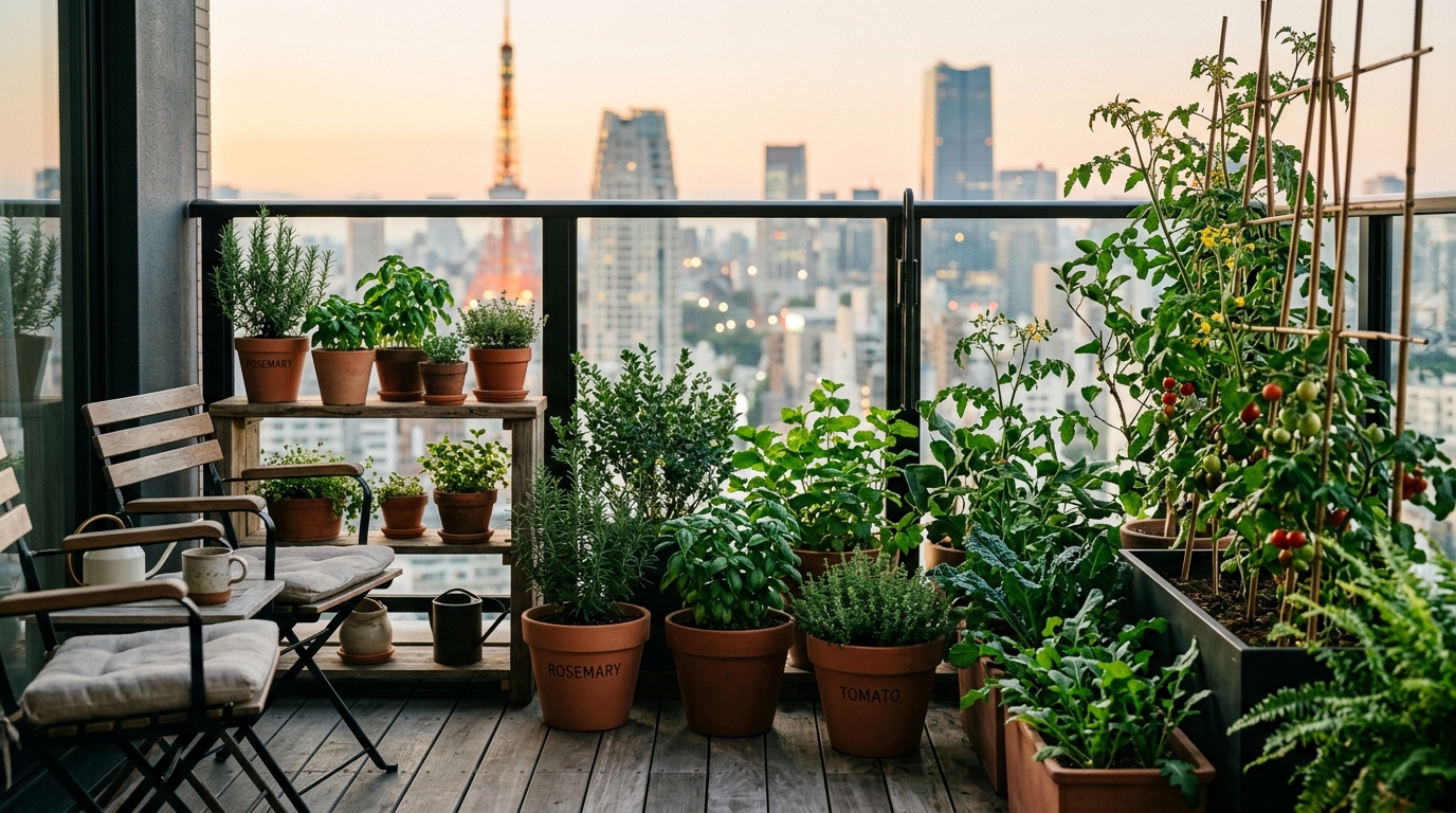 Vera Bloom Modern Urban Oasis Garden